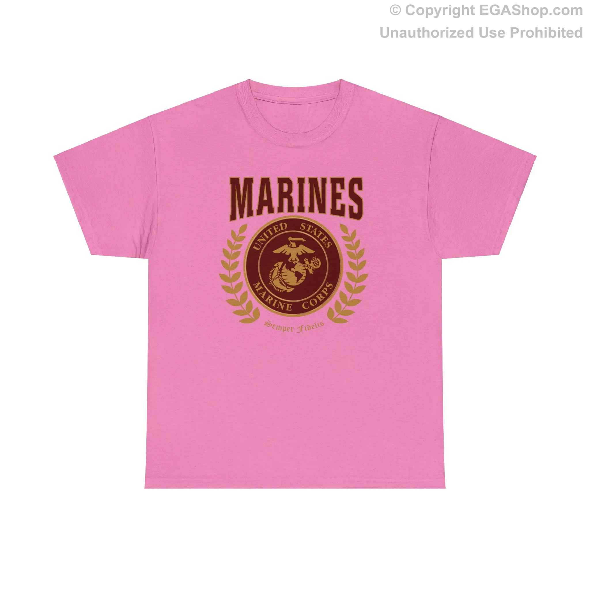 T-Shirt: Marines Red Seal (Color Choices)