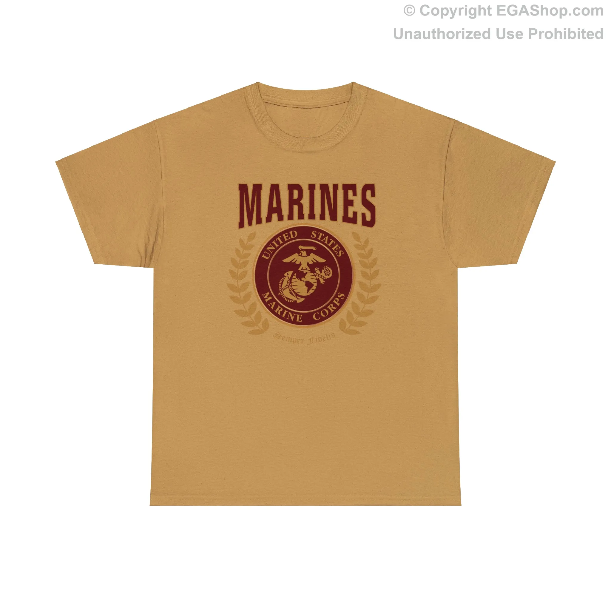 T-Shirt: Marines Red Seal (Color Choices)