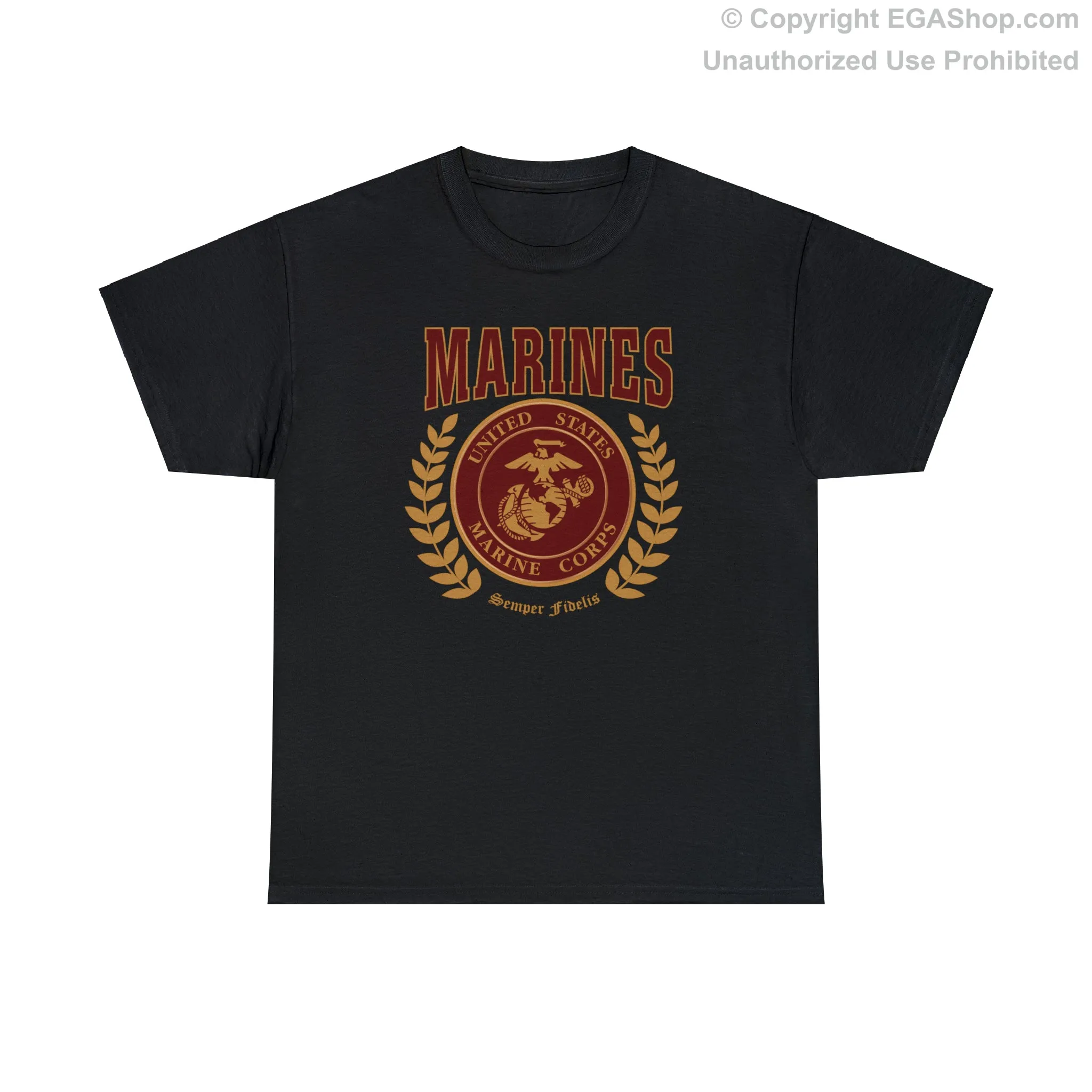 T-Shirt: Marines Red Seal (Color Choices)