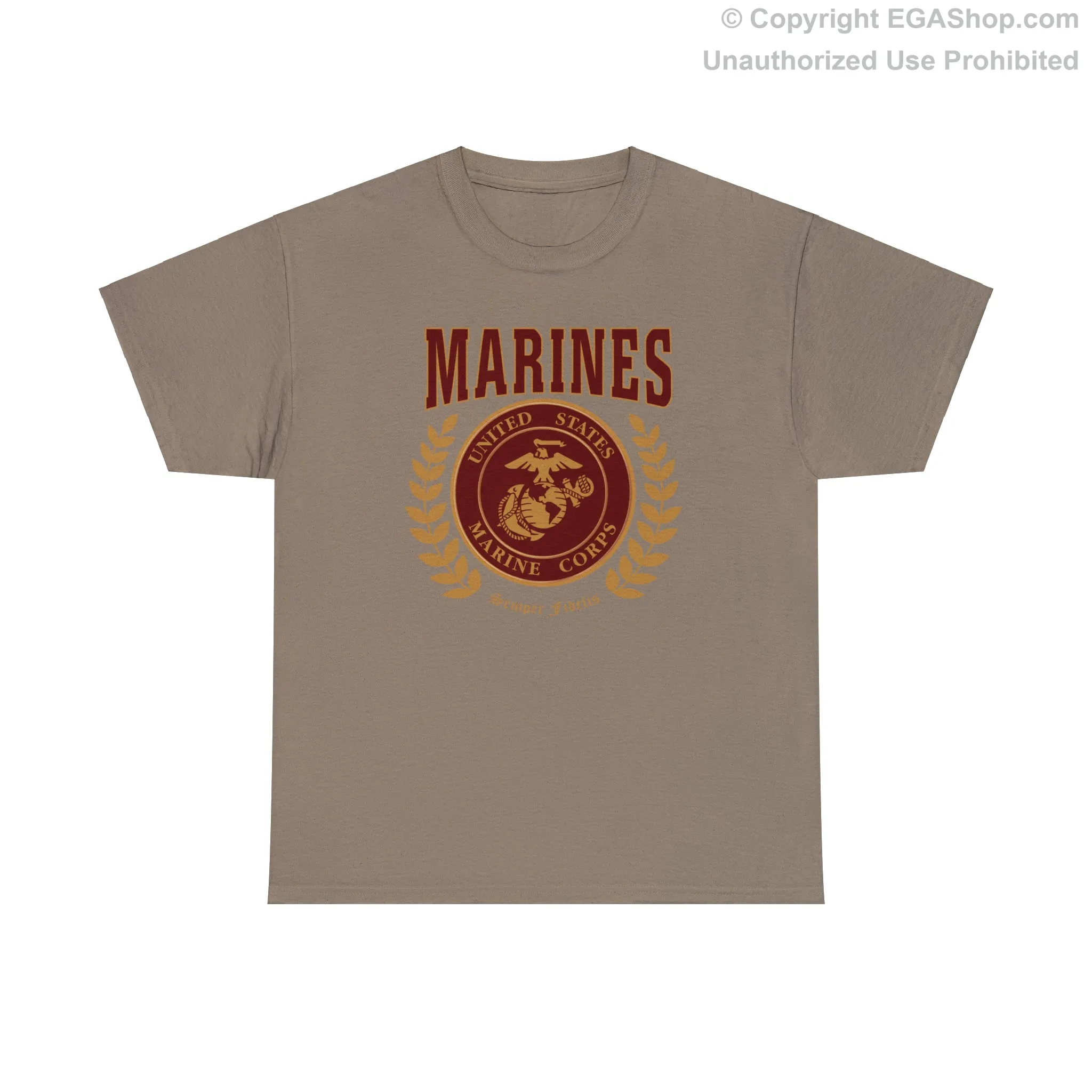 T-Shirt: Marines Red Seal (Color Choices)