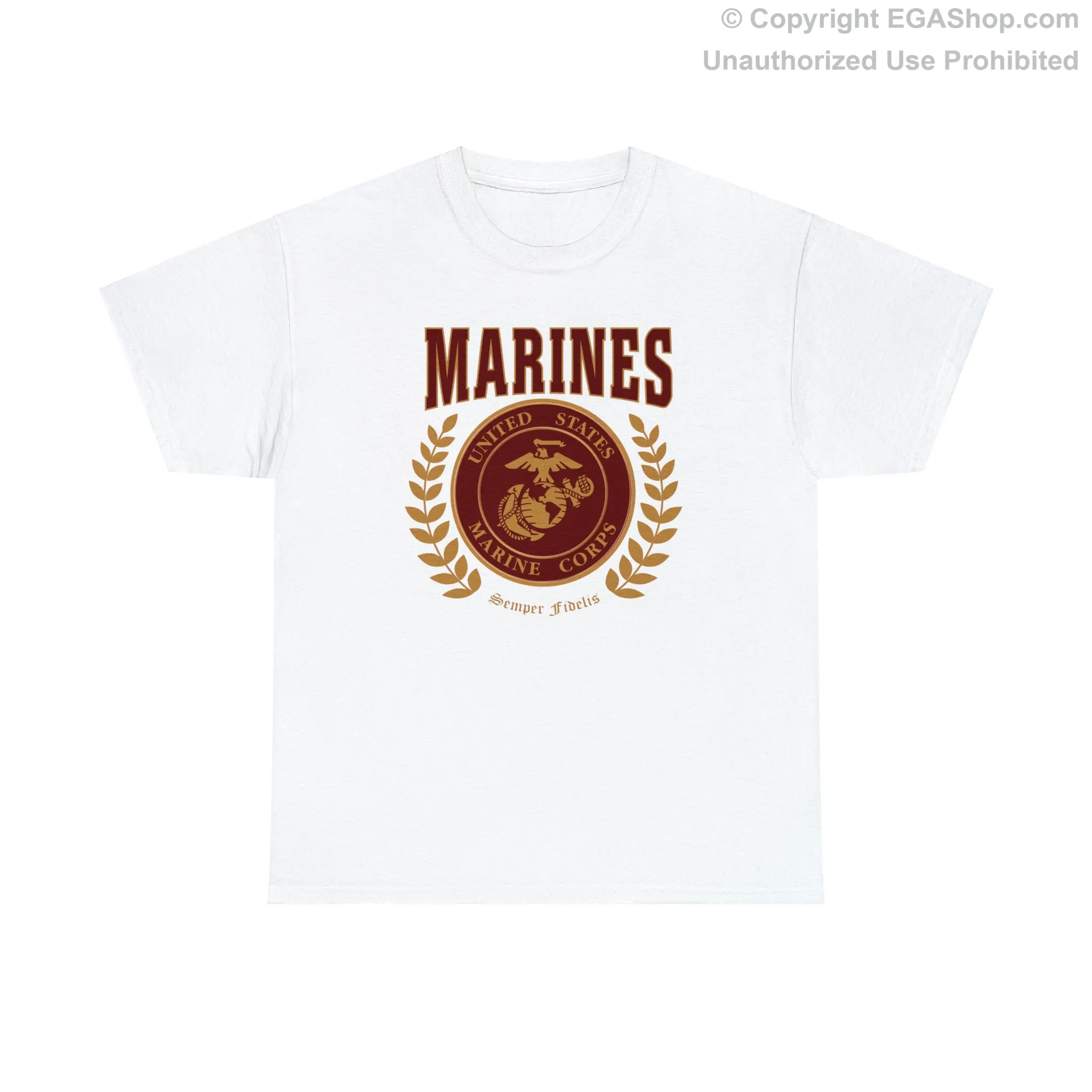 T-Shirt: Marines Red Seal (Color Choices)