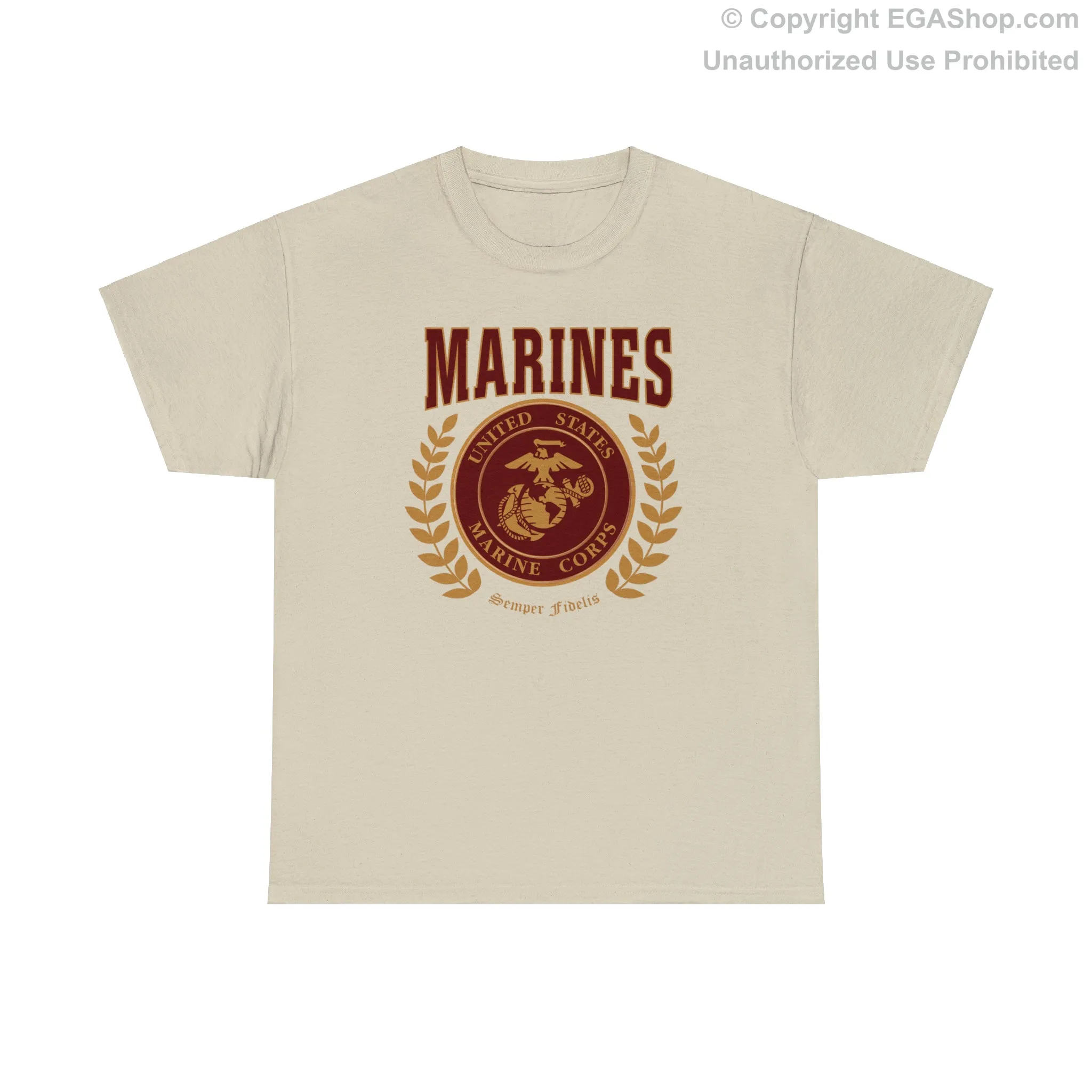 T-Shirt: Marines Red Seal (Color Choices)