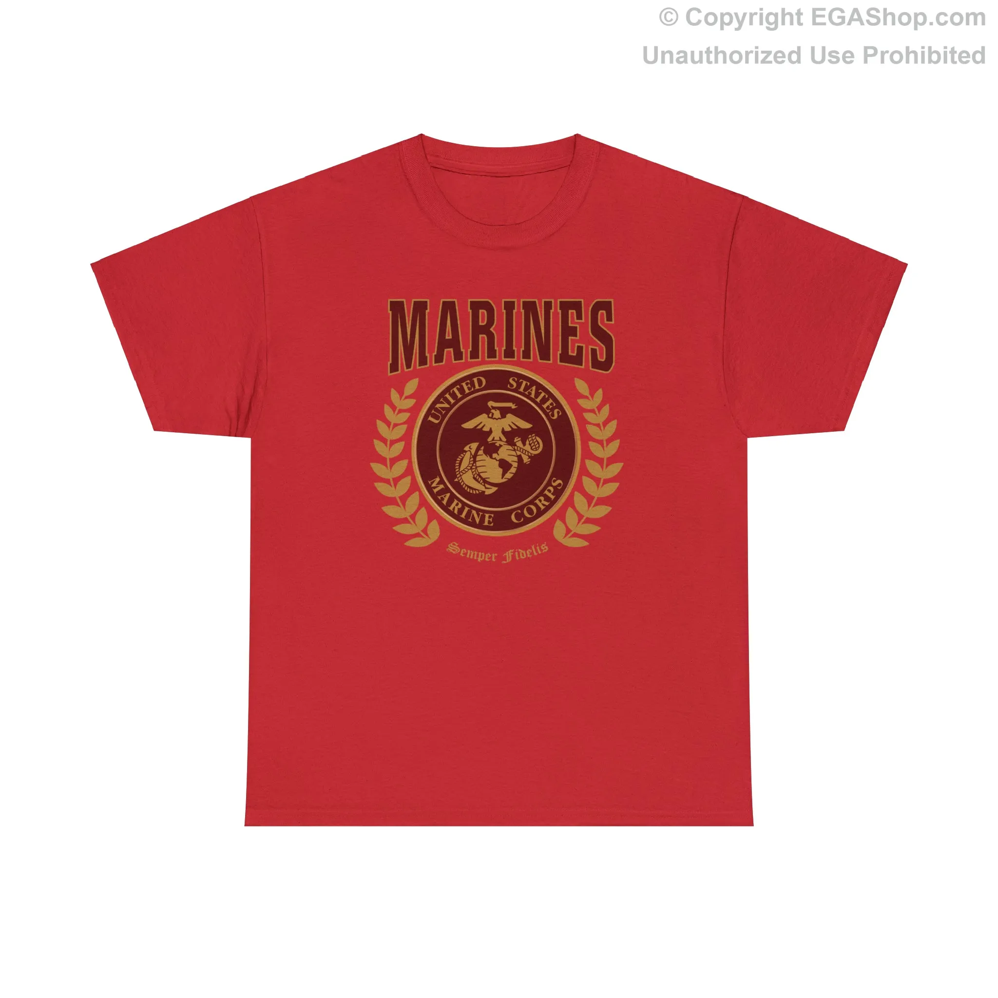 T-Shirt: Marines Red Seal (Color Choices)