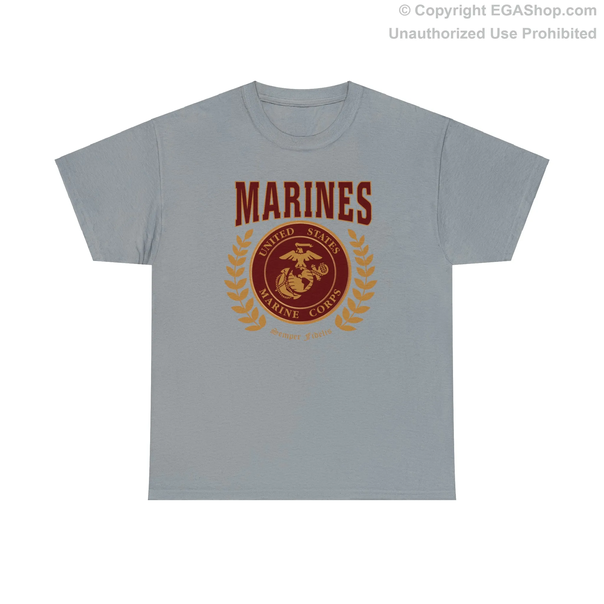 T-Shirt: Marines Red Seal (Color Choices)