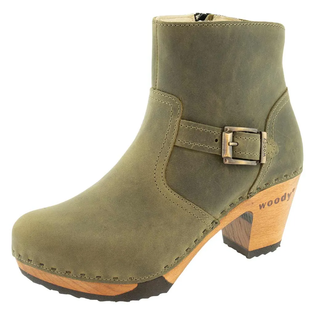 Tina Damen Clog Stiefelette woody®