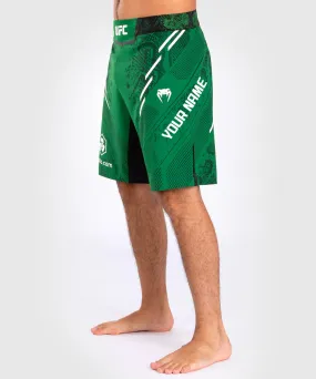 UFC Adrenaline by Venum Personalized Authentic Fight Night Men's Fight Short - Long Fit - Green