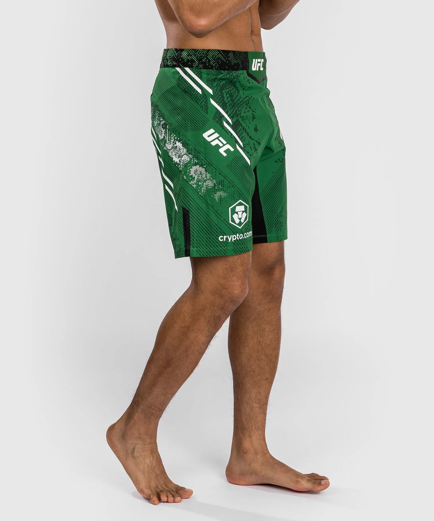 UFC Adrenaline by Venum Personalized Authentic Fight Night Men's Fight Short - Long Fit - Green