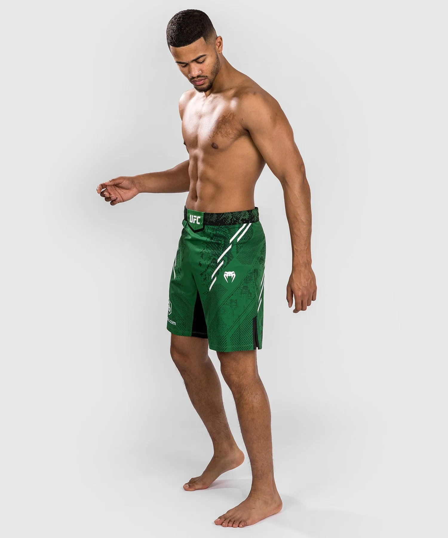 UFC Adrenaline by Venum Personalized Authentic Fight Night Men's Fight Short - Long Fit - Green