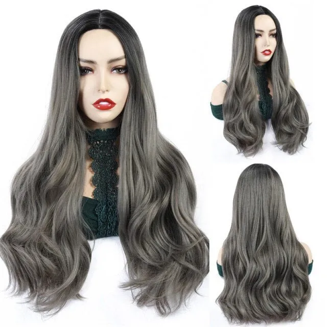 Wig Queen Cyprus (Dark Grey)